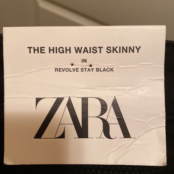 *NEW AND NEVER WORN* Black Zara Jeans - Picture 4 of 5